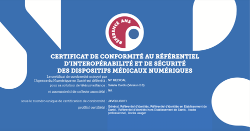 Certificat de conformité au référentiel d'interoperabilité et de sécurité des DMN-Satelia Cardio-JXVQLUGHFI-Signé