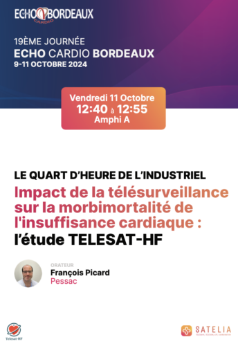 Echo Cardio Bordeaux Dr Picard TELESAT-HF 2024