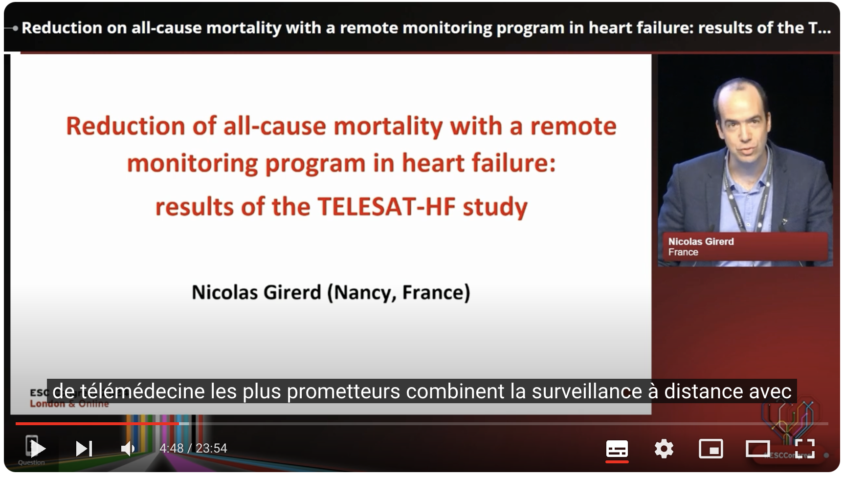 Replay symposium ESC 2024 TELESAT-HF